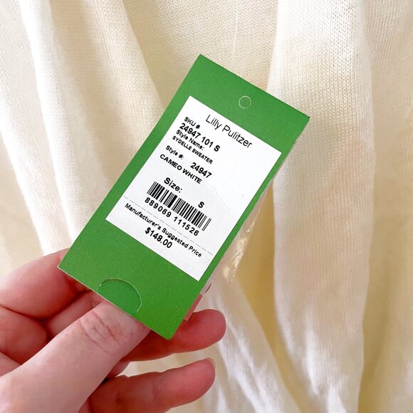 NWT Lilly Pulitzer Sydelle Wrap Sweater, Size Small - Picture 4 of 10